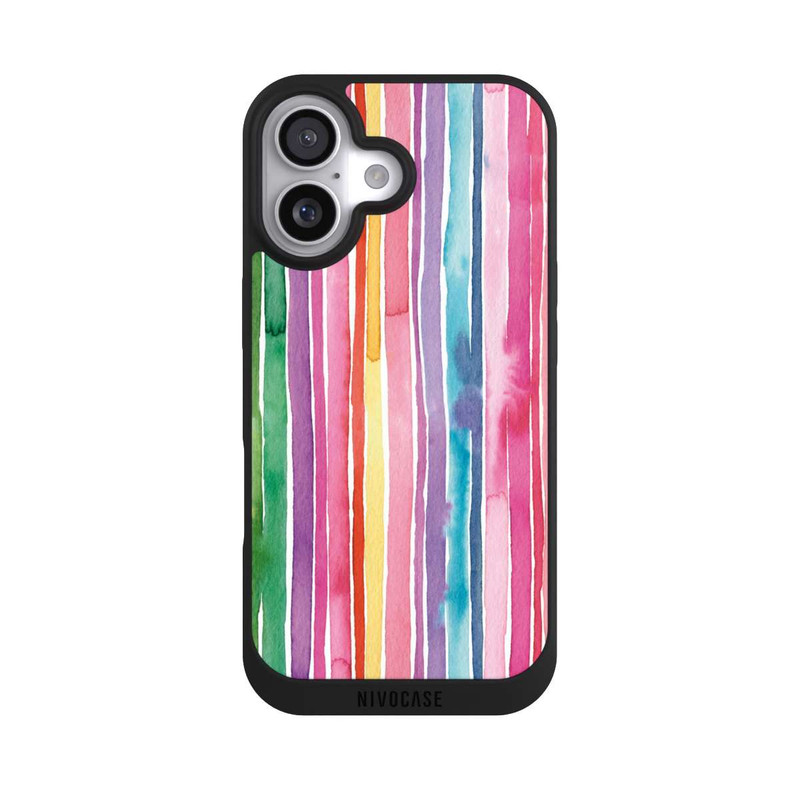 iPhone 17 NIVOpure Camouflage Regenbogenstreifen