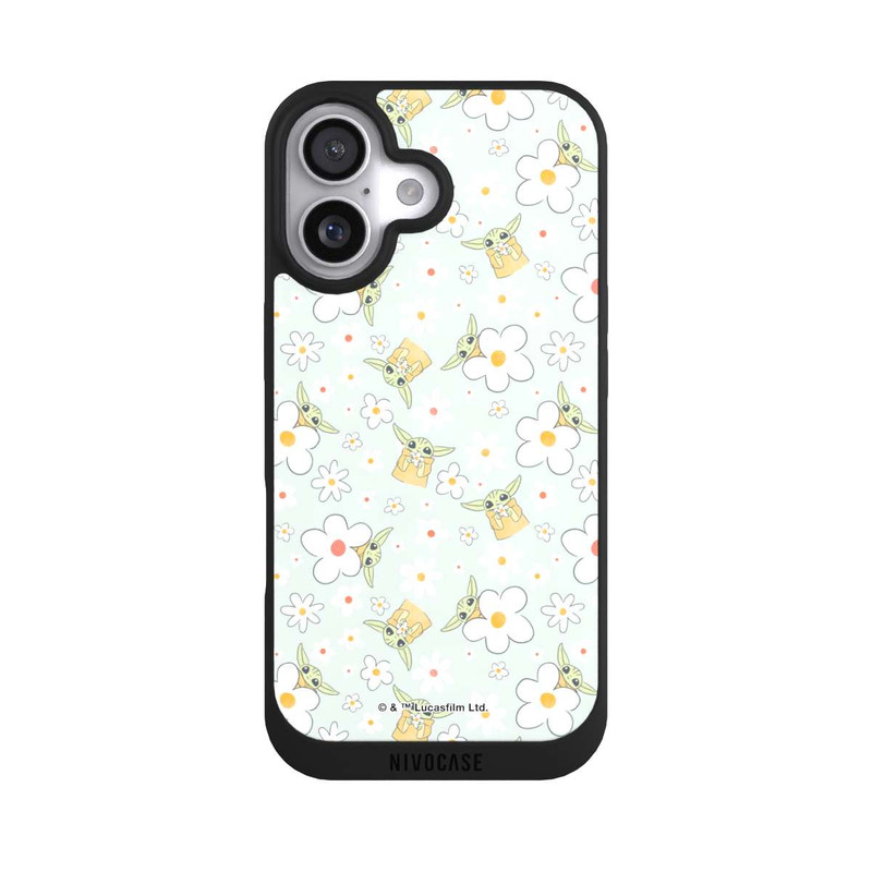 iPhone 17 NIVOpure Baby Yoda Flower Pattern