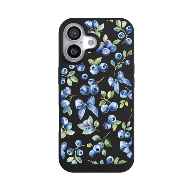 iPhone 17 NIVOpure Blueberry Bows Transparent with AI