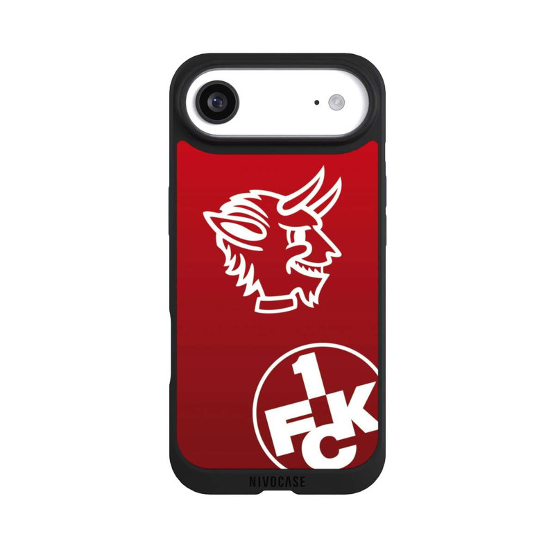 iPhone Air NIVOpure Teufelskopf FCK auf Rot