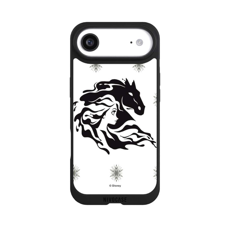 iPhone Air NIVOpure Elsa Waterhorse Frozen Black and White