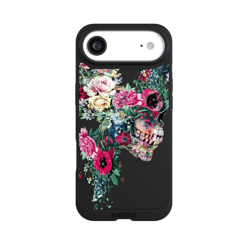 iPhone Air NIVOpure Flower Skull transparent