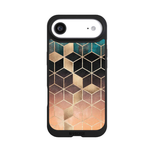 Apple iPhone Air NIVOpure Ombre Dream Cubes Gold Print