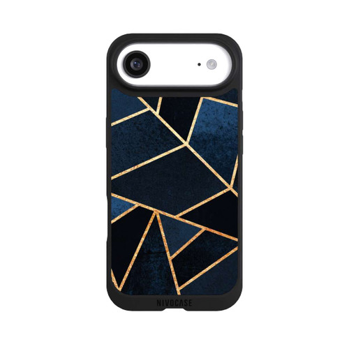 Apple iPhone Air NIVOpure Navy Stone Gold Print