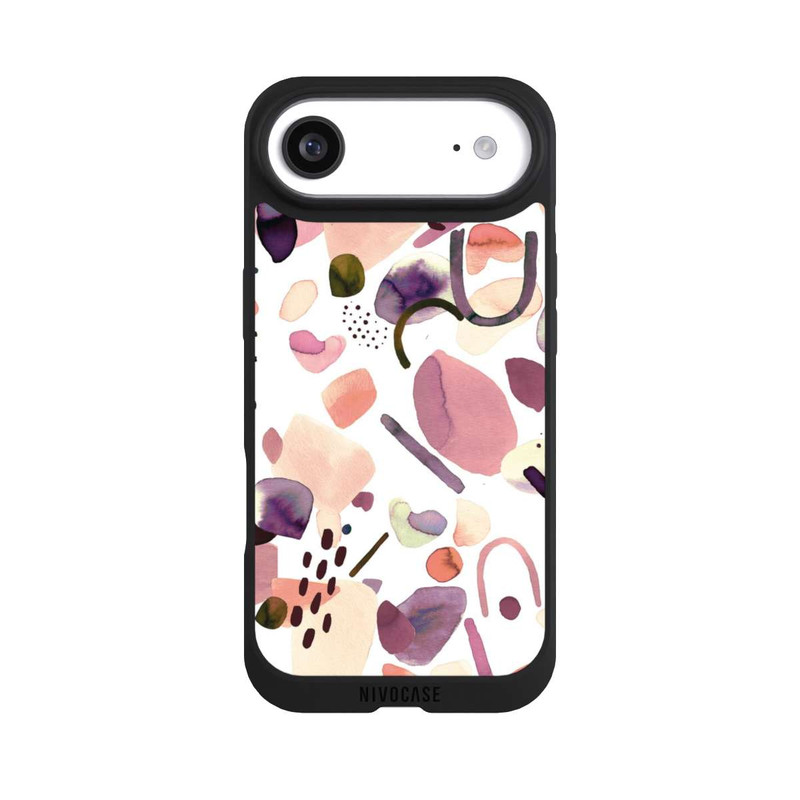 iPhone Air NIVOpure Watercolor Abstract Pieces Mauve