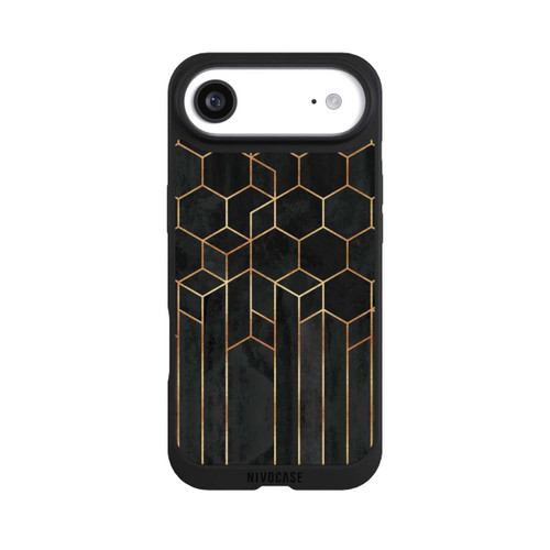 Apple iPhone Air NIVOpure Black Hexagons