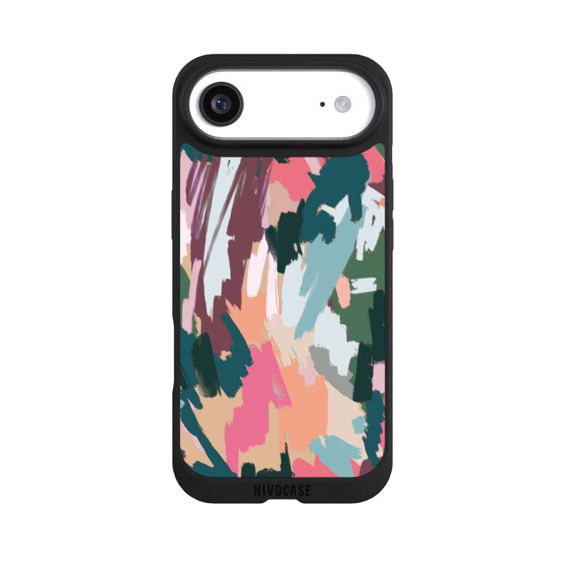 iPhone Air NIVOpure Abstrakte künstlerische Textur Rosa