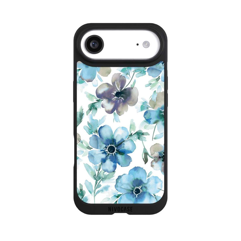 iPhone Air NIVOpure Blue Flower Pattern Trendy
