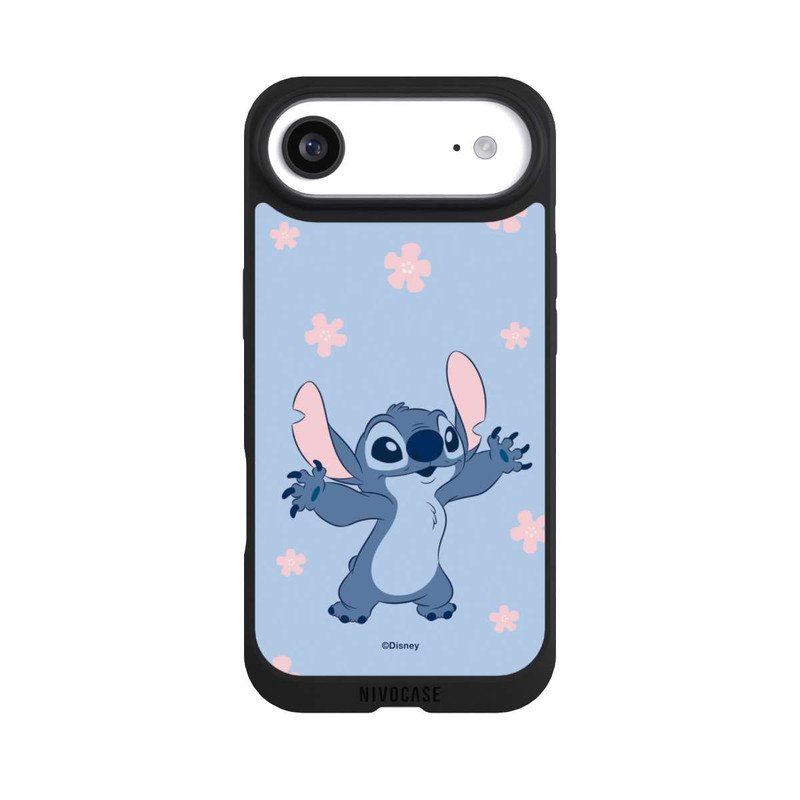 iPhone Air NIVOpure Stitch Pastel Flowers Blue