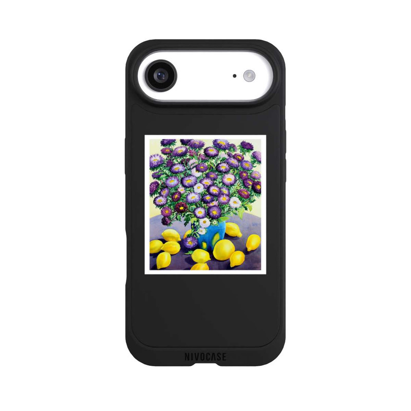 iPhone Air NIVOpure Purple Asters and Lemons by Christopher Ryland