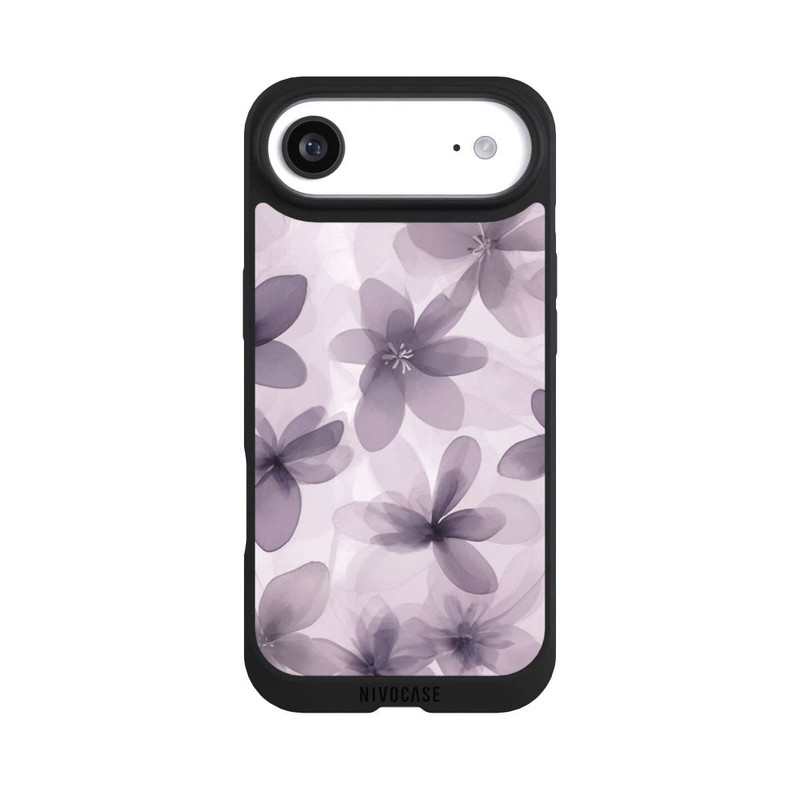 iPhone Air NIVOpure Fliederfarbenes Blumenmuster mit KI