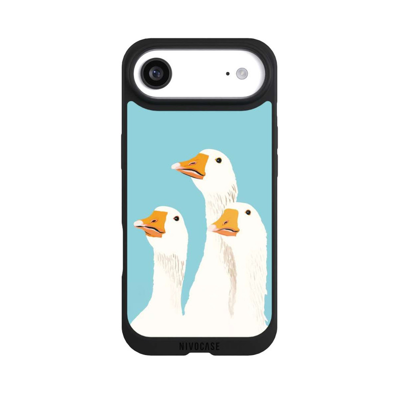 iPhone Air NIVOpure Three Geese Light Blue with AI