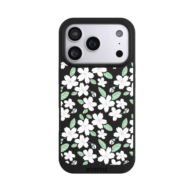 iPhone 17 Pro NIVOpure White Flowers transparent