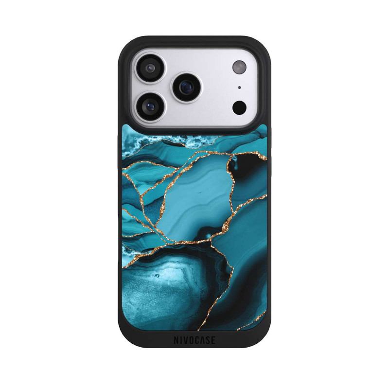 iPhone 17 Pro NIVOpure Ice Blue Marble Landscape