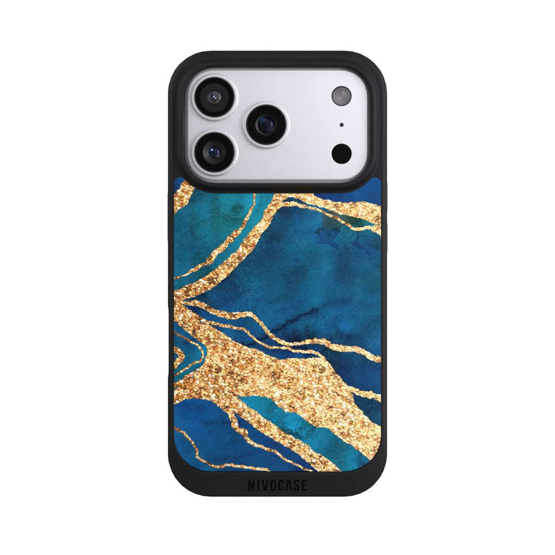 iPhone 17 Pro NIVOpure Gemstone Blue Gold