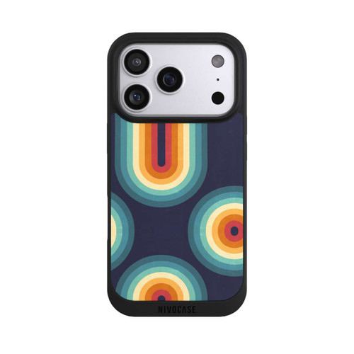 Apple iPhone 17 Pro NIVOpure Double Rainbow on Blue