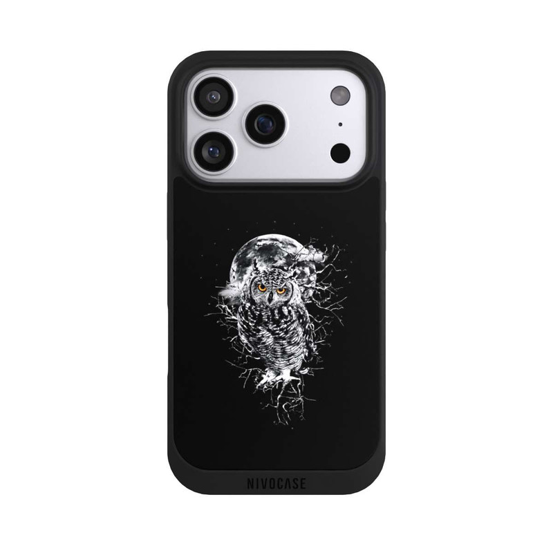 iPhone 17 Pro NIVOpure Owl in black/white