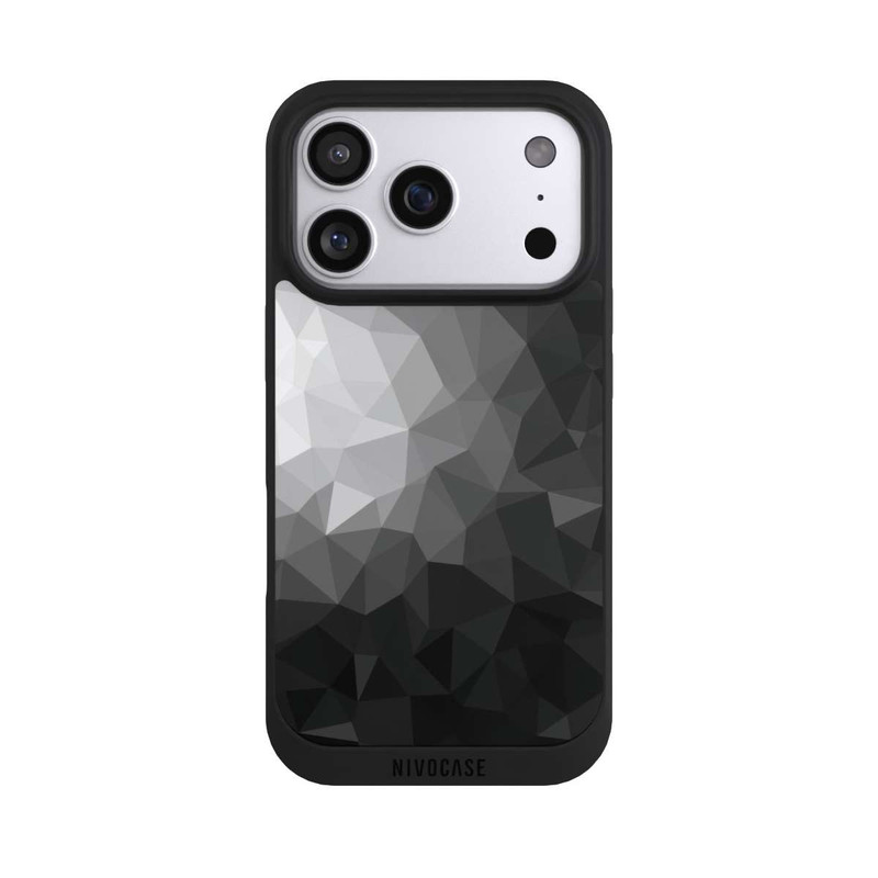 iPhone 17 Pro NIVOpure Polygonal Mosaic black/white