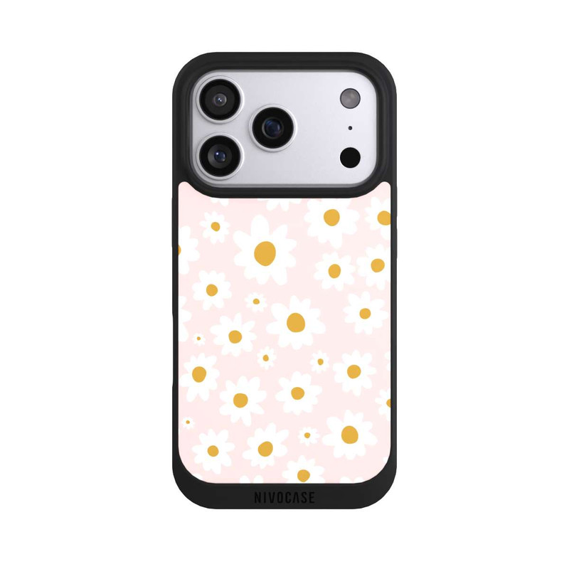 iPhone 17 Pro NIVOpure Retro Daisy Rose Pattern