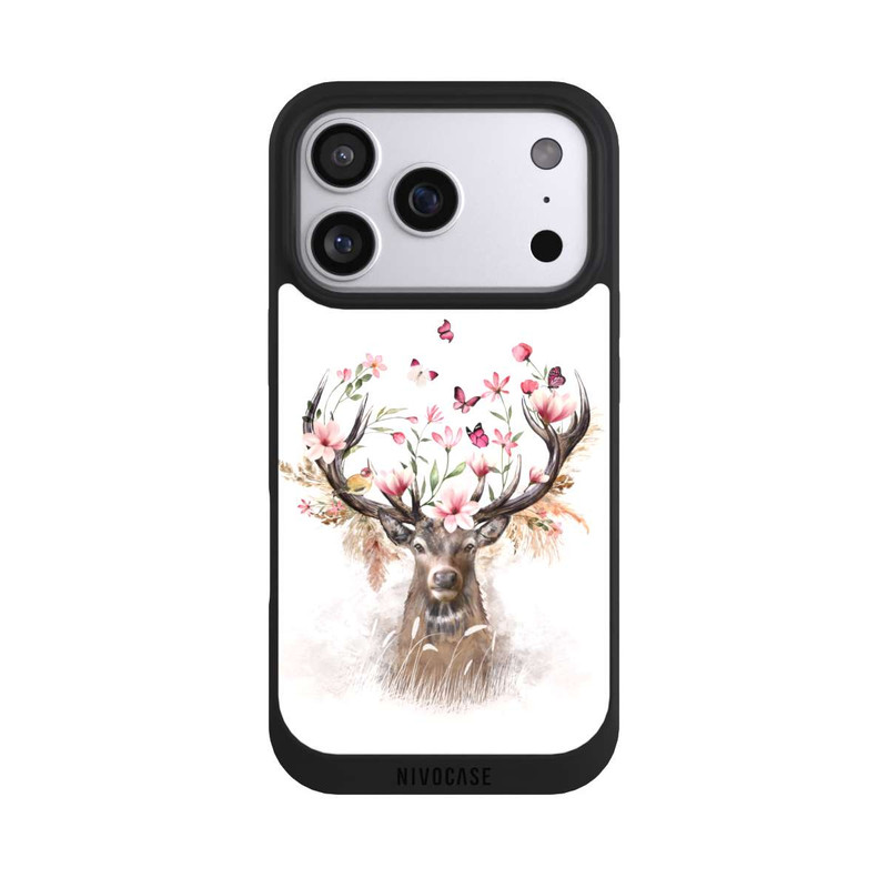 iPhone 17 Pro NIVOpure Deer Flowers Antlers
