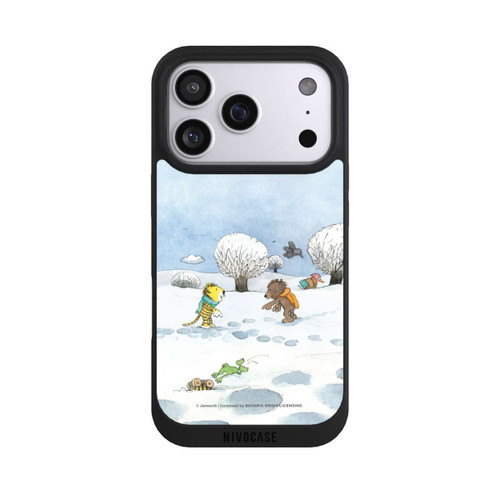 Apple iPhone 17 Pro NIVOpure Kleiner Bär und kleiner Tiger im Schnee