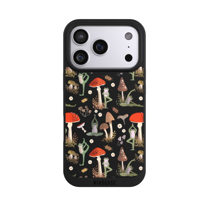 iPhone 17 Pro NIVOpure Yoga Frogs with Mushrooms