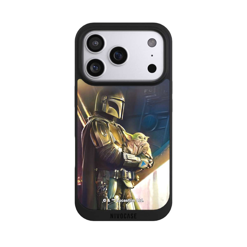 iPhone 17 Pro NIVOpure Mandalorian and Grogu inside Ship