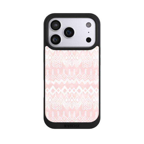Apple iPhone 17 Pro NIVOpure Dusty Pink Ethnic Pattern