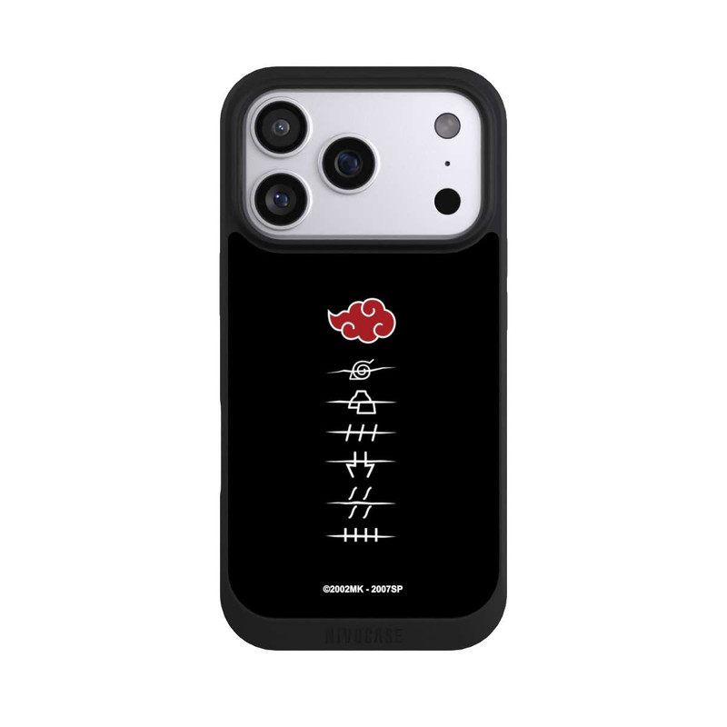 iPhone 17 Pro NIVOpure Akatsuki Member Symbols Black