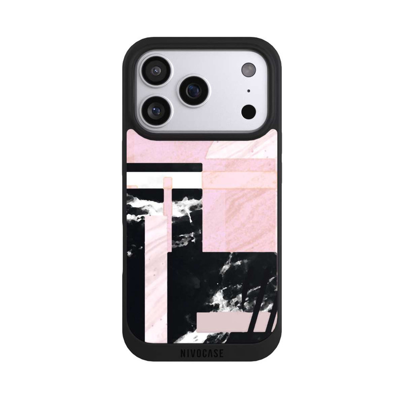 iPhone 17 Pro NIVOpure Pink Marble Collage