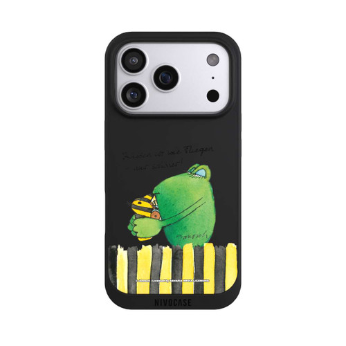 Apple iPhone 17 Pro NIVOpure Frosch Küssen ist wie Fliegen Transparent