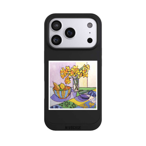 Apple iPhone 17 Pro NIVOpure Daffodil Patchwork, 2023, by Catherine J Martzloff