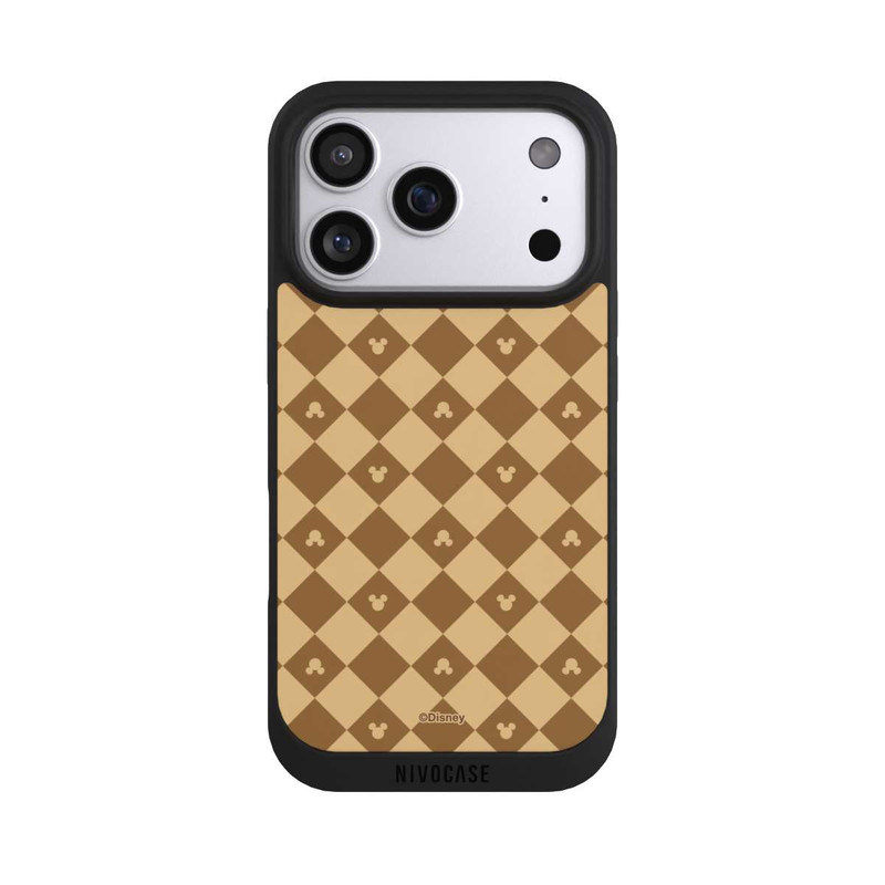 iPhone 17 Pro NIVOpure Mickey Pattern Beige Brown