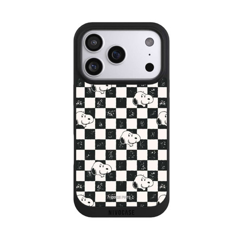 Apple iPhone 17 Pro NIVOpure Snoopy Heads Checked Pattern