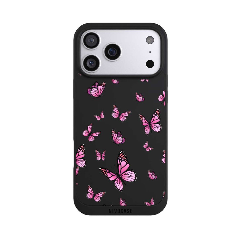 iPhone 17 Pro Max NIVOpure Butterflies pink