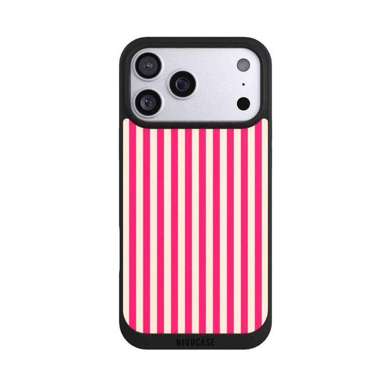 iPhone 17 Pro Max NIVOpure Stripes Red Popcorn Look