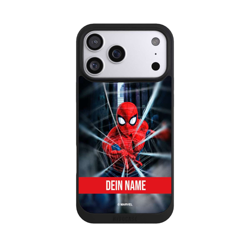 iPhone 17 Pro Max NIVOpure Spiderman Webs in Action customisable