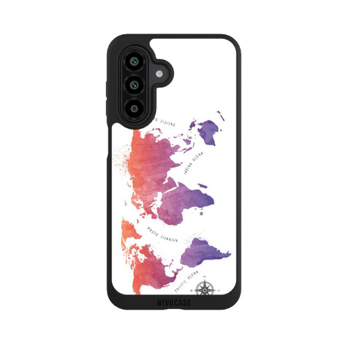 Samsung Galaxy A17 5G NIVOpure Worldmap (Watercolor) white