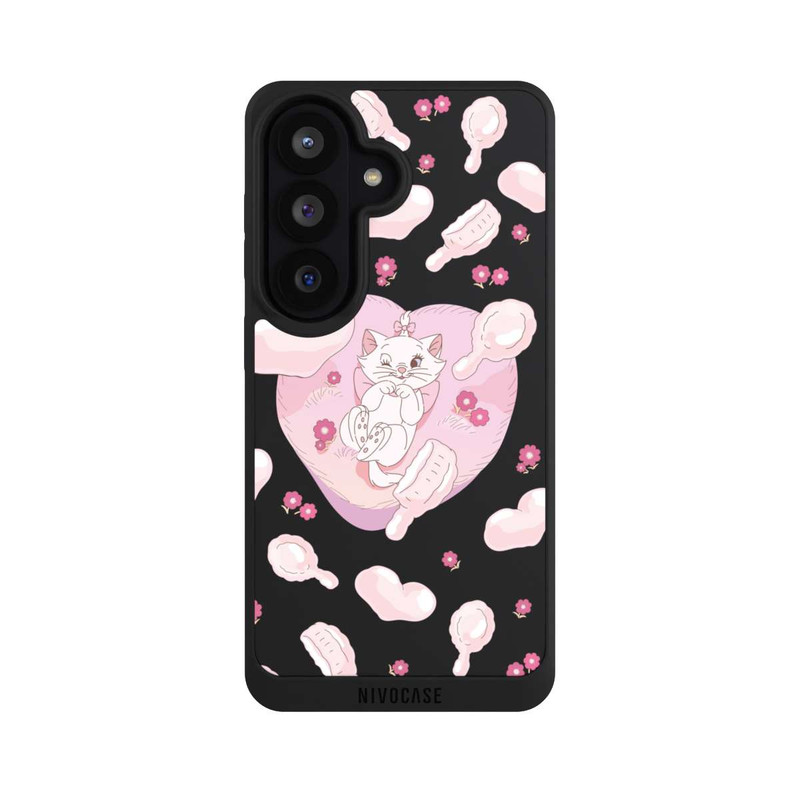 Galaxy S26 NIVOpure Aristocats Marie Hearts Pink Transparent