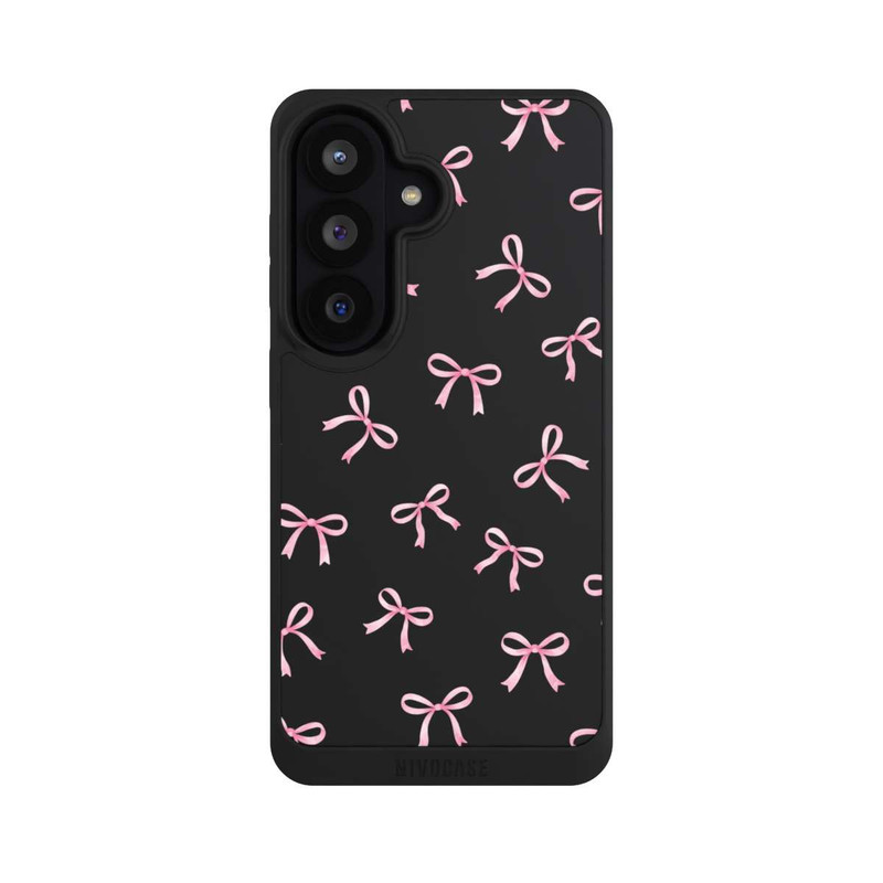 Galaxy S26 NIVOpure Pink Bows transparent with AI