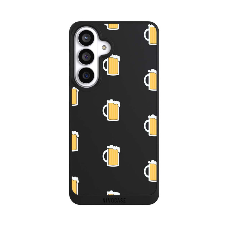 Galaxy S26+ NIVOpure Beer Glass Pattern Illustration