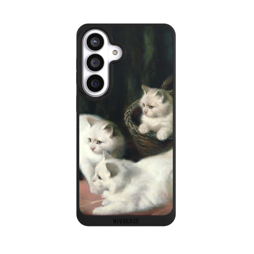 Samsung Galaxy S26+ NIVOpure Three White Angora Kittens