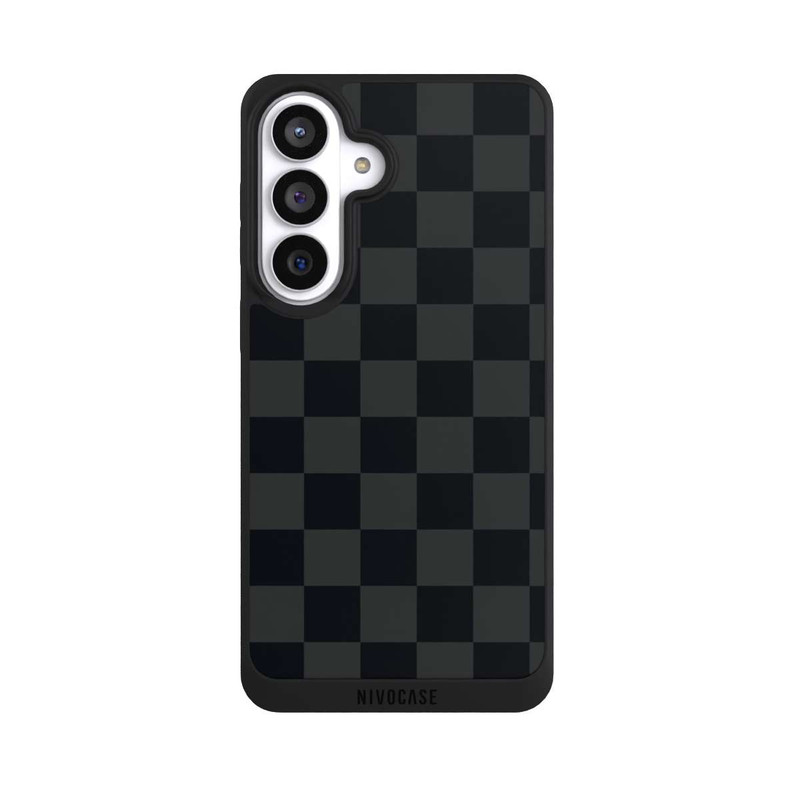 Galaxy S26+ NIVOpure Checked Pattern Black