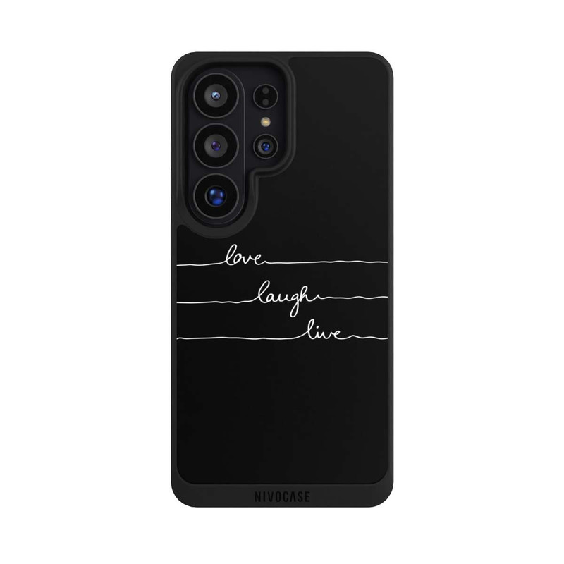 Galaxy S26 Ultra NIVOpure Love Laugh Live white/black