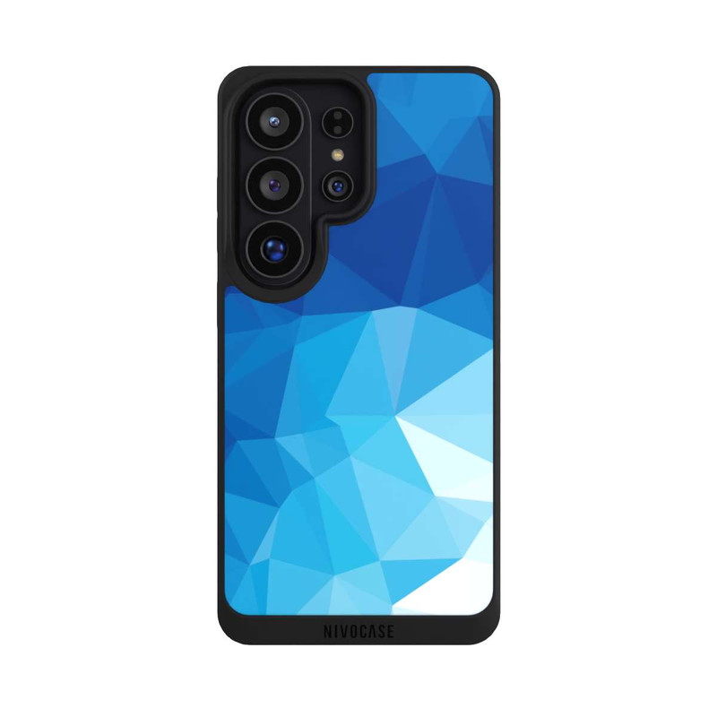 Galaxy S26 Ultra NIVOpure Polygonal Mosaic Blue