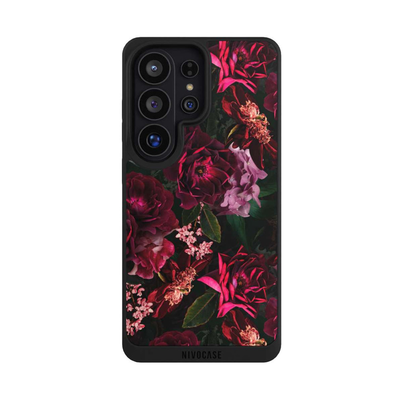 Galaxy S26 Ultra NIVOpure Dark Red and Pink Flowers