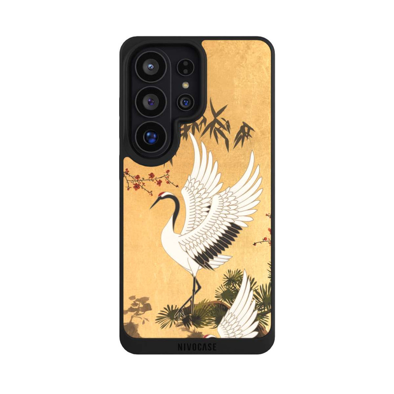 Galaxy S26 Ultra NIVOpure Cranes Gold Japan 2