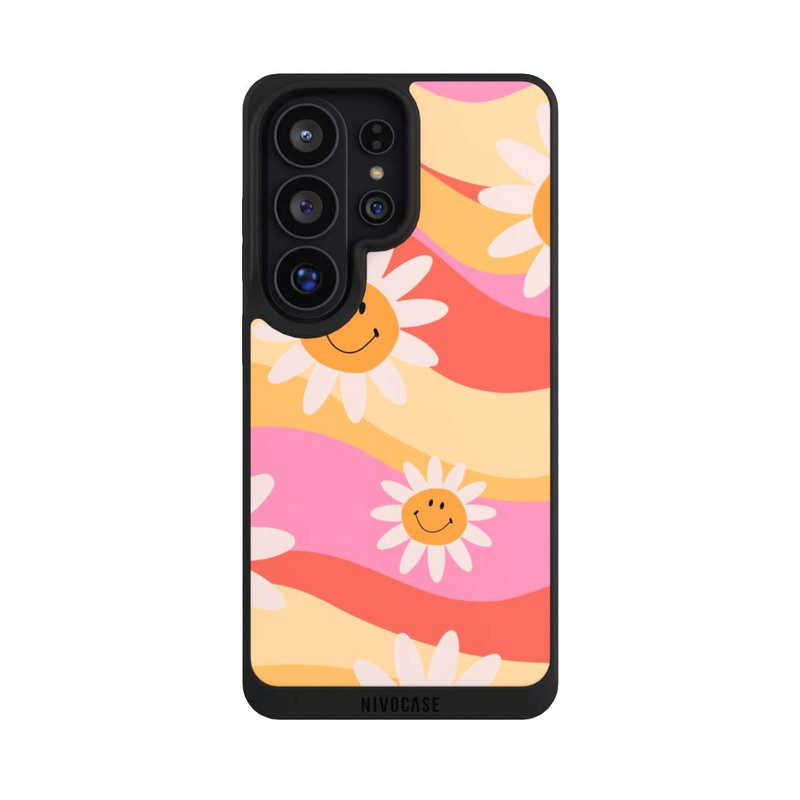 Galaxy S26 Ultra NIVOpure Retro Smiles Orange Colorful