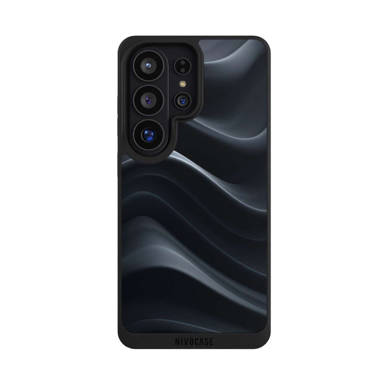 Galaxy S26 Ultra NIVOpure Black Waves Texture