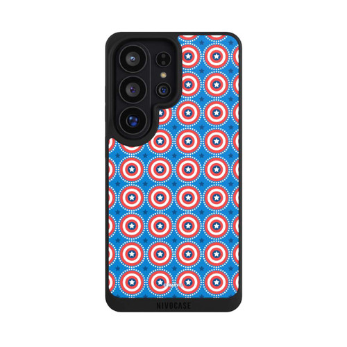 Samsung Galaxy S26 Ultra NIVOpure Captain American Shield Pattern